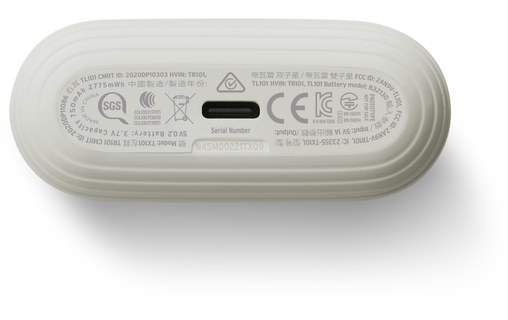 Écouteurs sans fil Devialet Gemini II Light Pearl à réduction de bruit