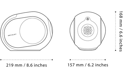 Enceinte Devialet Phantom Ultimate 98db Light Pearl