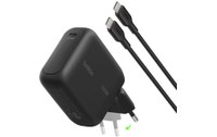 Chargeur USB-C 100 W broches pliables - avec câble - Belkin BoostCharge - Noir