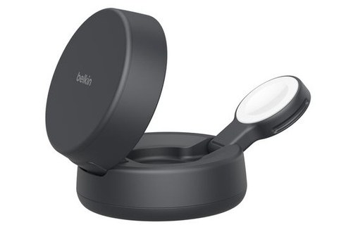 Chargeur 2-en-1 aimanté et pliable avec Qi2 25 W - Belkin UltraCharge Pro - Noir