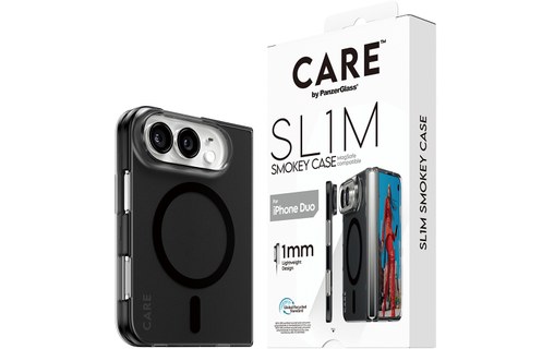 Coque MagSafe pour iPhone Duo - PanzerGlass CARE SL1M - Noire