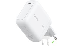 Chargeur USB-C 100 W broches pliables - sans câble - Belkin BoostCharge - Blanc