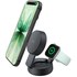 Chargeur 2-en-1 aimanté et pliable avec Qi2 25 W - Belkin UltraCharge Pro - Noir