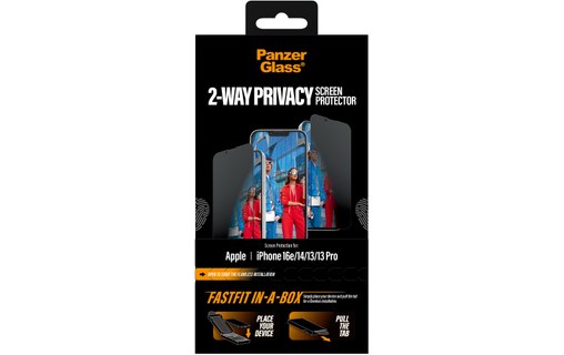 Protection d'écran pour iPhone 17e - PanzerGlass 2-Way Privacy