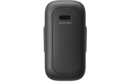 Chargeur USB-C 100 W broches pliables - avec câble - Belkin BoostCharge - Noir