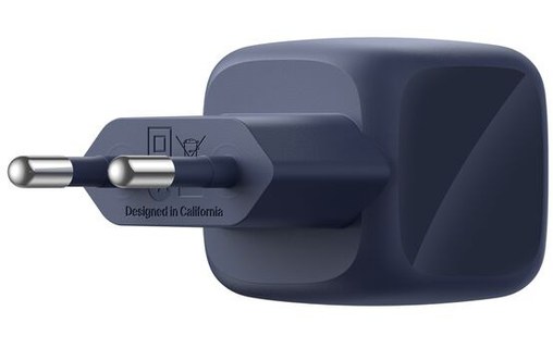 Chargeur USB-C 30 W pour MacBook Neo - Belkin BoostCharge - Bleu