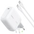Chargeur USB-C 100 W broches pliables - avec câble - Belkin BoostCharge - Blanc