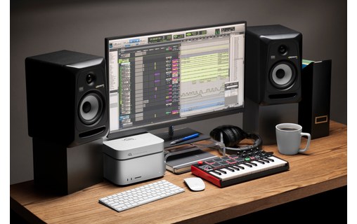 Dock Thunderbolt 5 avec stockage SSD NVMe + HDD SATA - 6 ports - OWC StudioStack