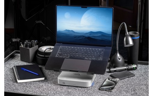 Dock Thunderbolt 5 avec stockage SSD NVMe + HDD SATA - 6 ports - OWC StudioStack