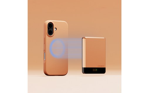 Batterie externe magnétique 10K - Cygnett MagSlim - Cuivre