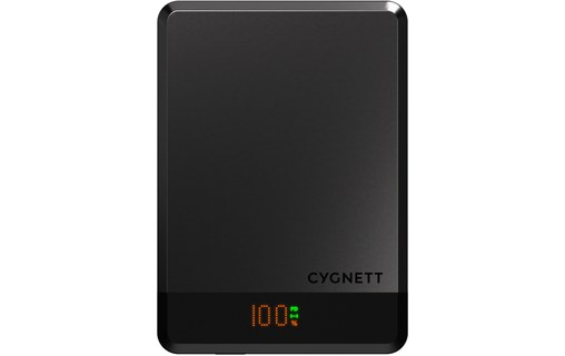 Batterie externe magnétique 10K - Cygnett MagSlim - Noire
