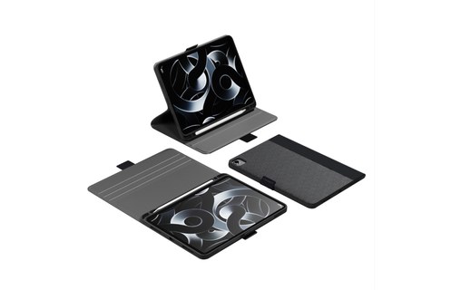 Étui à rabat pour iPad Air 13" M2 (2024) - Cygnett Tekview Slimline - Noire
