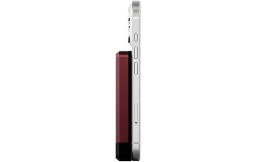 Batterie externe magnétique 10K - Cygnett MagSlim - Cerise