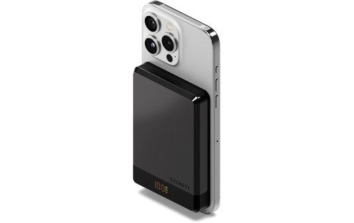 Batterie externe magnétique 10K - Cygnett MagSlim - Noire