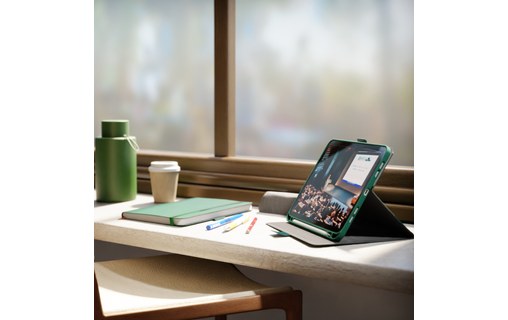 Étui à rabat pour iPad A16 (2025) - Cygnett TekView - Verte