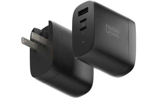 Chargeur USB-C 67 W - Native Union International Fast Gan Charger - Noir