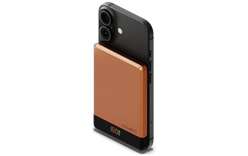 Batterie externe magnétique 5K - Cygnett MagSlim - Cuivre