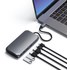 Satechi ST-UCM1HM hub & concentrateur USB Type-C 5000 Mbit/s Gris