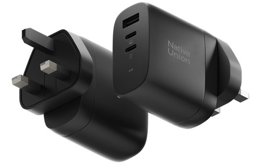 Chargeur USB-C 67 W - Native Union International Fast Gan Charger - Noir