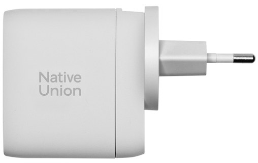Chargeur USB-C 67 W - Native Union International Fast Gan Charger - Blanc
