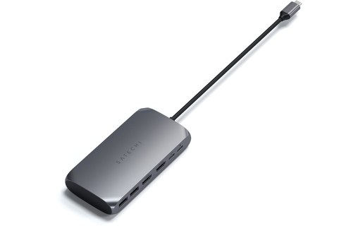 Satechi ST-UCM1HM hub & concentrateur USB Type-C 5000 Mbit/s Gris