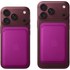 Apple Porte-cartes en tissage fin pour iPhone avec MagSafe - Magenta