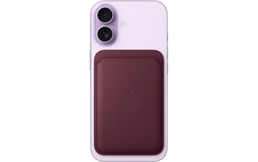 Apple Porte-cartes en tissage fin pour iPhone avec MagSafe - Magenta