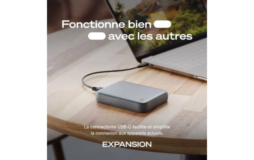 Seagate Expansion 2 To - Gris - Disque dur externe USB-C