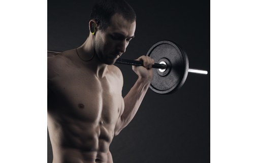 Écouteurs sport Novodio iHX Sport Wireless, Jaune - Bluetooth