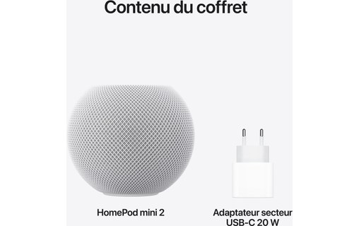 Enceinte connectée Apple HomePod Mini 2 - Blanche
