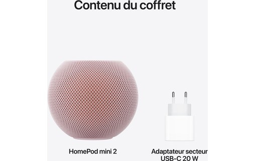 Enceinte connectée Apple HomePod Mini 2 - Rose