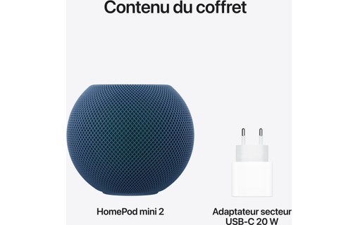 Enceinte connectée Apple HomePod Mini 2 - Bleue