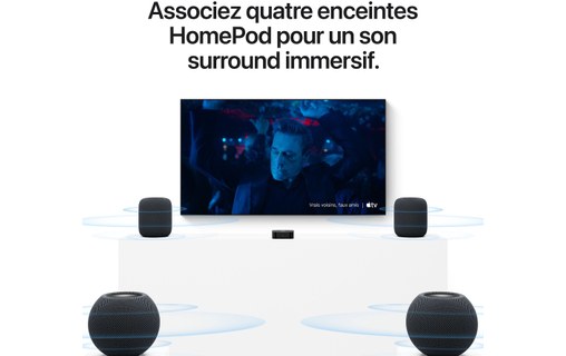 Apple TV 4K Wi-Fi 128 Go 4e génération 2026