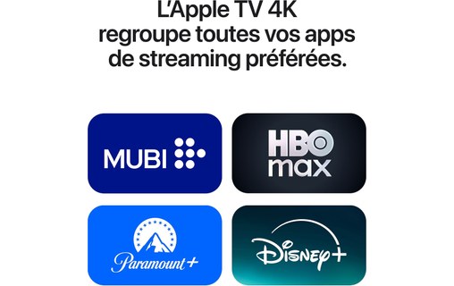 Apple TV 4K Wi-Fi 128 Go 4e génération 2026