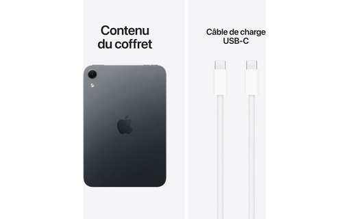 Apple iPad mini 2026 - WiFi + Cellular - 128 Go - Minuit