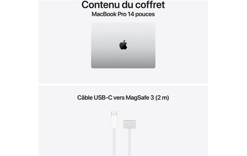 Apple MacBook Pro 14" M6 12/12 coeurs - SSD 1 To 16 Go RAM - Argent