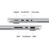Apple MacBook Pro 14" PROLED XDR M5 Max 18/32 coeurs - 2 To / 36 Go Argent