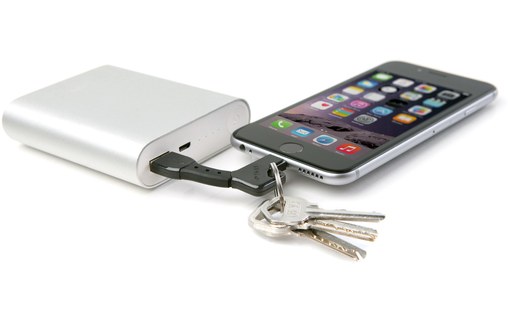 Nomad Key Noir - Câble ultra-compact USB vers micro-USB