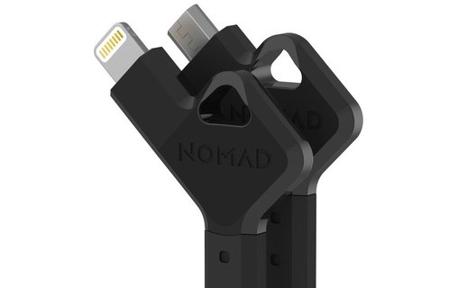Nomad Key Noir - Câble ultra-compact USB vers micro-USB