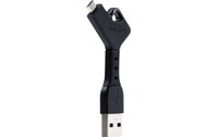 Nomad Key Noir - Câble ultra-compact USB vers micro-USB