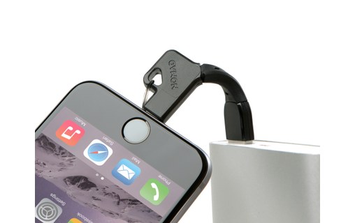 Nomad Key Noir - Câble ultra-compact USB vers micro-USB