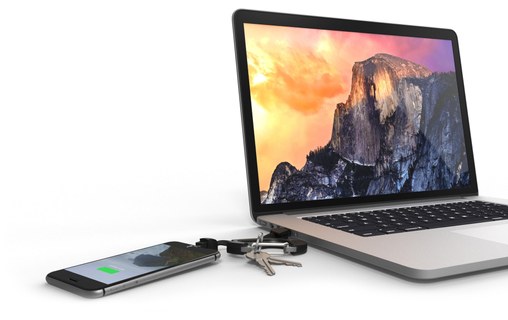 Nomad Clip Noir - Câble-mousqueton USB vers micro-USB