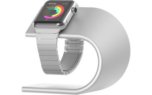 Nomad Stand Silver - Support de charge pour Apple Watch