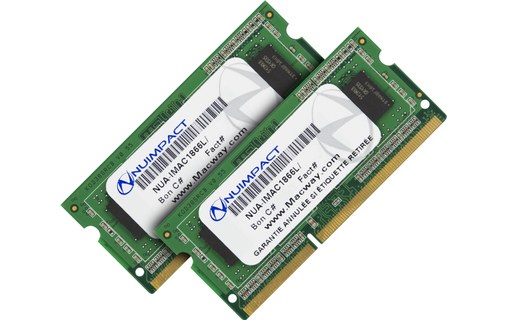 Mémoire RAM Nuimpact 16 Go (2 x 8 Go) DDR3L SODIMM 1866 MHz PC3-14900 iMac 2015