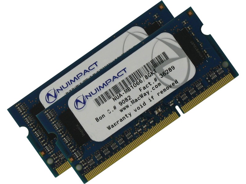 Mémoire RAM 8 Go SODIMM 1600 MHz DDR3L PC3-12800 - Mémoire RAM - Macway