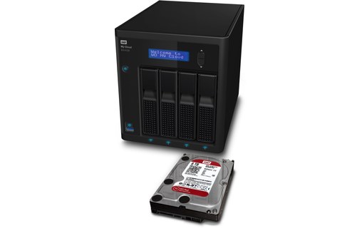 Western Digital My Cloud EX4100 Armada 388 Ethernet/LAN Bureau Noir NAS