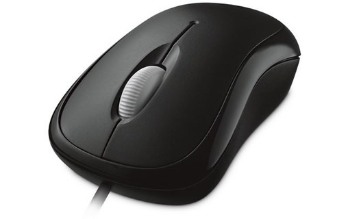 Microsoft Basic Optical Mouse souris USB Optique 800 DPI Ambidextre