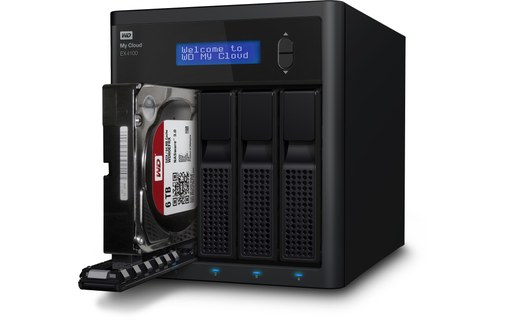 Western Digital My Cloud EX4100 Armada 388 Ethernet/LAN Bureau Noir NAS