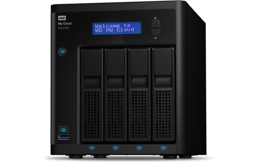 Western Digital My Cloud EX4100 Armada 388 Ethernet/LAN Bureau Noir NAS