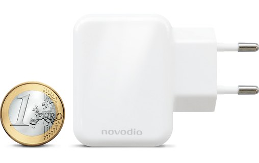 Novodio Fast Charger - Chargeur USB 12W 1 x 2,4A